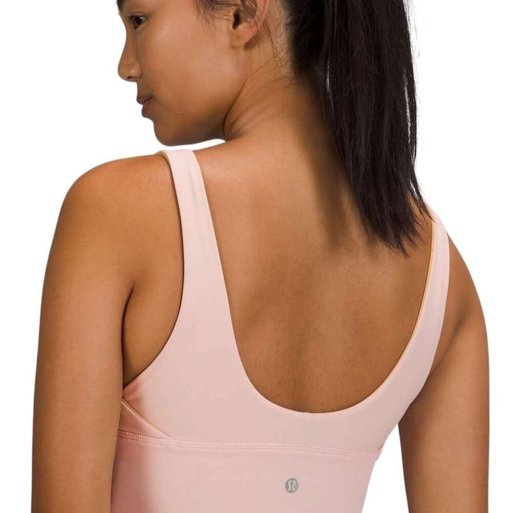 Lululemon Align Reversible Bra *Light Support, A/B Cup in Pink Mist / Pecan Tan